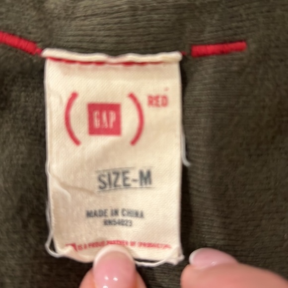 Gap Red vintage 90s/00s v-neck cardigan - Picture 5 of 9